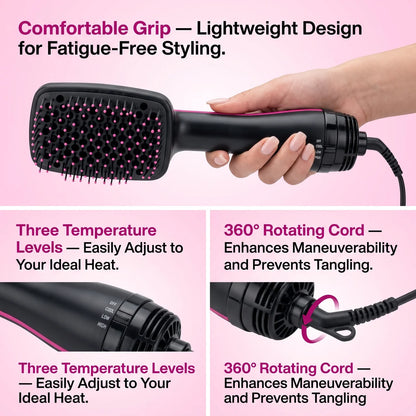 Vivara™ Multifunctional Hair Dryer & Brush